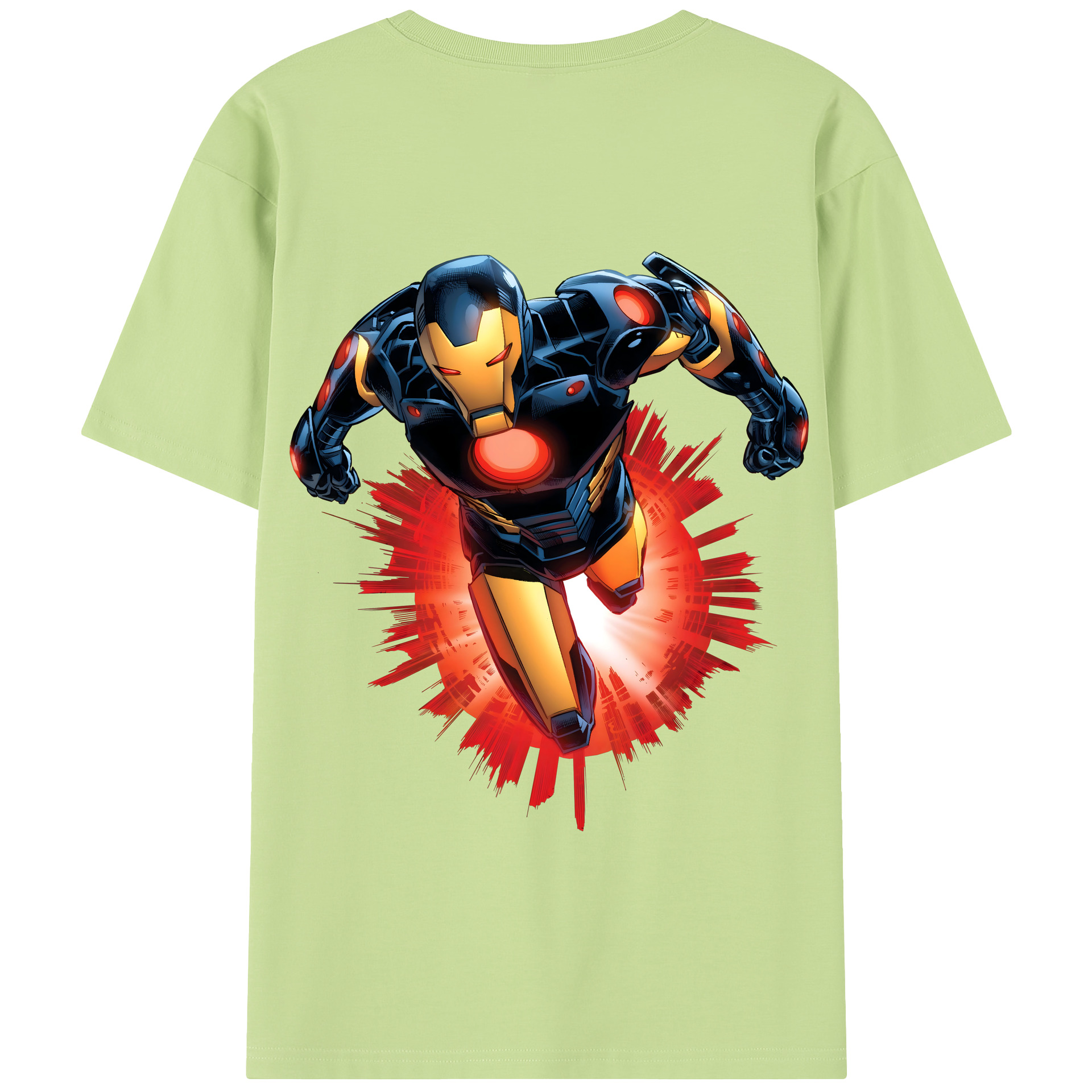 （画像用） アベンジャーズ The Avengers 綿100％半袖Tシャツ（背面プリント）